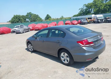 2013 Honda Civic Lx from USA, damaged, VIN 19XFB2F55DE286007